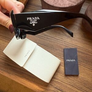 Prada Glossy Black Sunglasses